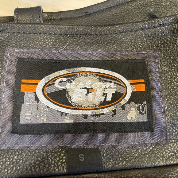 Bolt Leather Motorcycle Chaps, Size Small - Picture 11 of 11